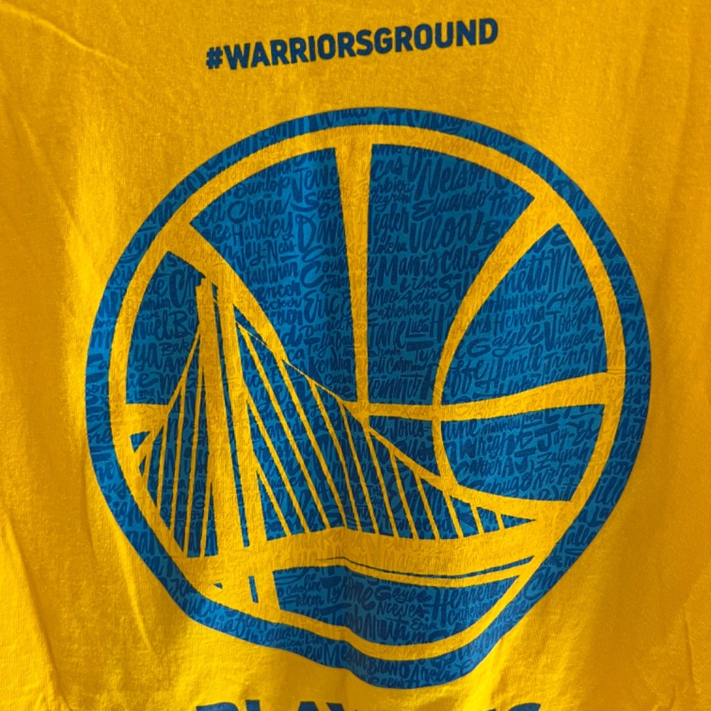 Golden State Warriors- 2018 Playoffs Strength in Numbers Tee- Adult size XL - Picture 7 of 9